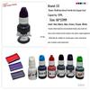 Re-inkable Adjustable Date Stamp ED401: Multi-Format English & Chinese with Slash/Dash Options and Number Wheel.