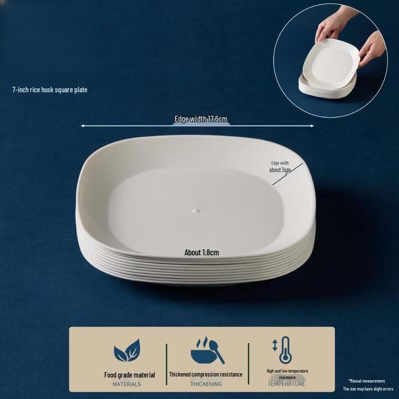 

Premium Rice Husk Disposable Tableware