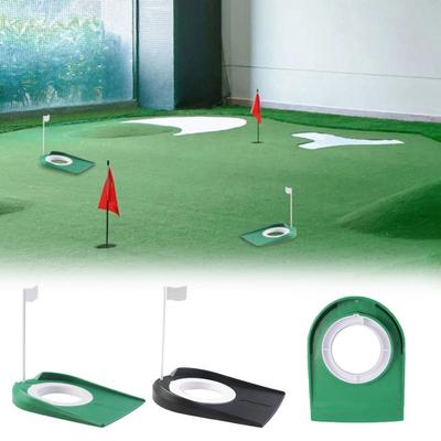 Golf Putting Cup with Flag Plastic Golf Hole Training Aid Indoor Practice Putting Green