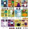 Halloween Face Stickers for Kids & Adults - Cute Party Stickers for Pumpkins & Water Bottles - Horror & Scary Party Favor Supplies