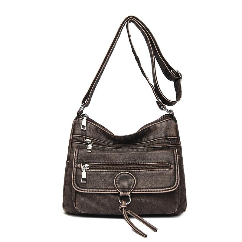 

New large-capacity women s bag multi-compartment fashionable personalized messenger bag fashionable commuter bag shoulder bag