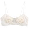 Fashion Style 2024 Summer New Women's Sling with Raised Flower Design Pendant Tops 2855206