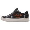 Peanuts X Canvas Leder Runde Spitze Schnürung Low-Top Sneaker Damen Sneaker Schwarz CBP11-M0Q