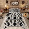Erosebridal Western Aztec Comforter Set King Size, Boho Farmhouse Bedding Set for Kids Boys Teens Ethnic Southwest Bull Skull Cow Quilt Amer