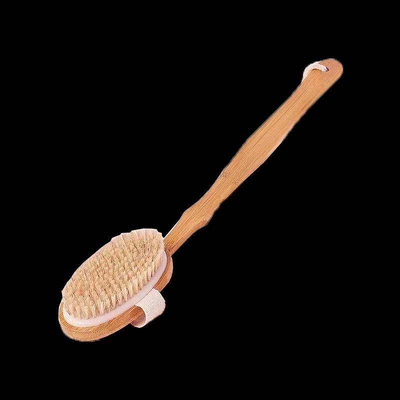 Boar Bristle Dry/Wet Body Bath Brush