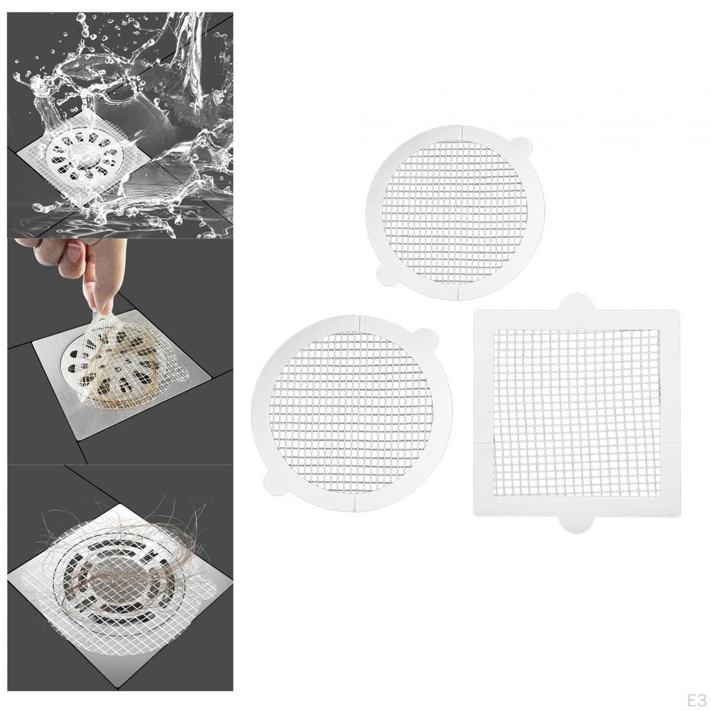 30 Pieces Kitchen Sink Strainer Hair Basket Drain Mesh Filter for Bathroom