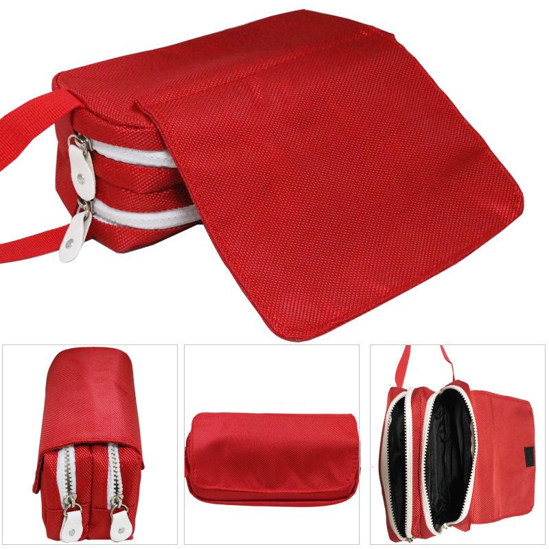 New Laitu Heat Transfer Storage Bag, Double-layer Large-capacity Pencil Bag, Stationery Box Bag, Creative Pencil Bag for Junior High School Students