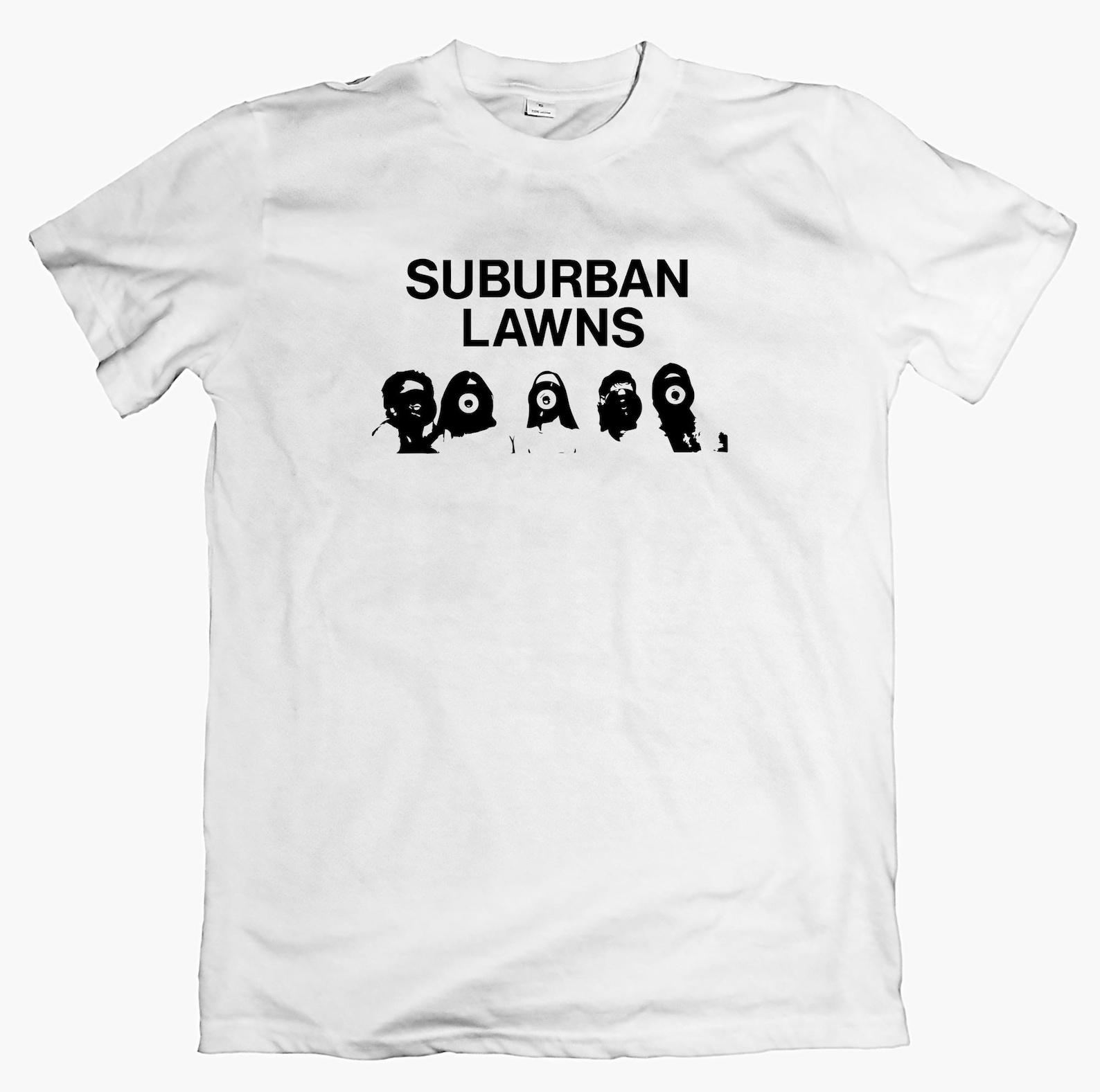 SUBURBAN LAWNS T shirt, 80s Post Punk Tee Art Punk Band T shirt Underground Vintage Style Graphic S