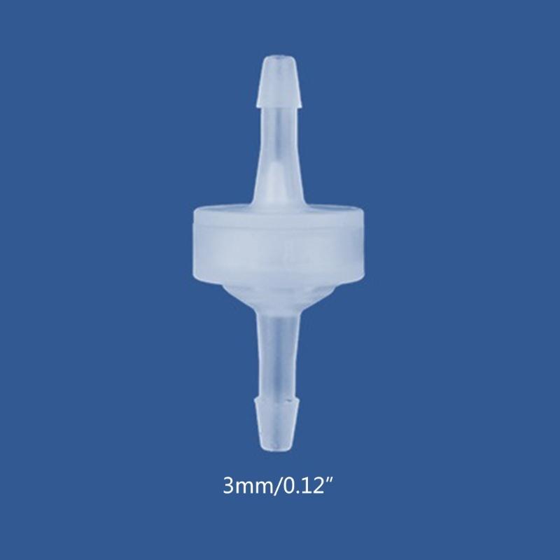 Priemer 3 mm 4 mm 6 mm Plastový spätný ventil Jednosmerný Pagoda Inline Bez spätného toku Zátka pre kvapaliny Voda