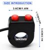 Motorcycle Control Headlight Horn 2-function Switch 22 Handlebar Tube Diameter 2-in-1 Combination Switch Motorcycle Accessories