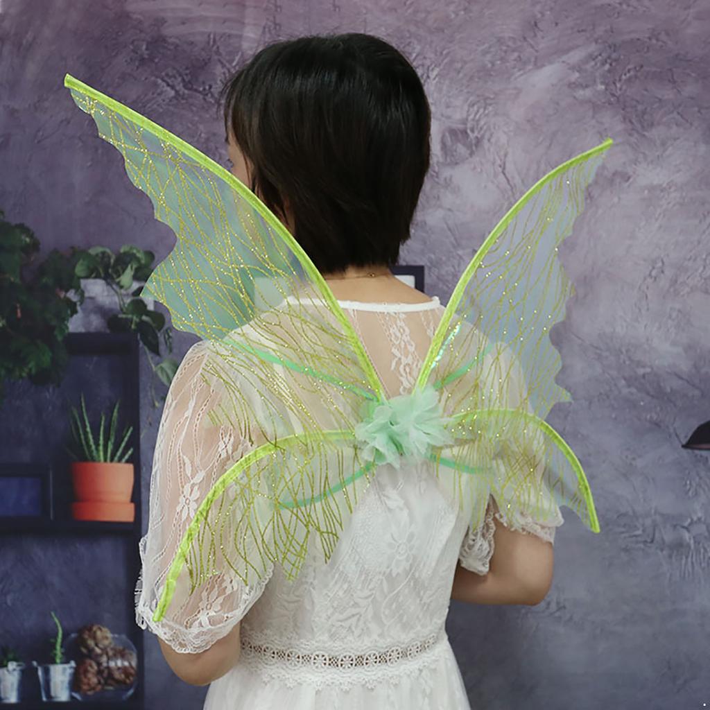 Glitzer-Engelsflügel, Elfen-Cosplay, Schmetterlings-Feenflügel, Halloween-Weihnachtsfeier-Requisiten, Shows, Schmetterlingsflügel, Cosplay