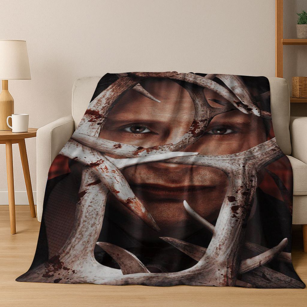 26 stiliaus Mads Mikkelsen Seksualus vyras Meno flanelės pledas, Jaukus minkštas pledas namams, miegamajam, lovai, sofai, iškylai, dangalas, dovana vaikams