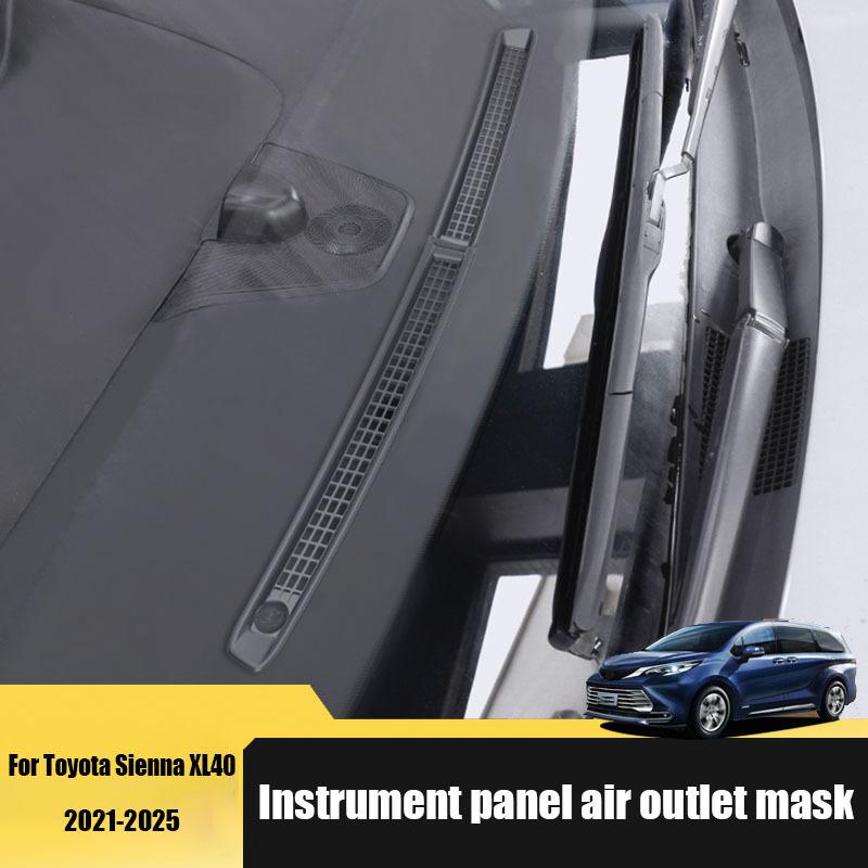 trument panel air outlet protective cover ABS material interior modification part For Toyota Sienna XL40 2024