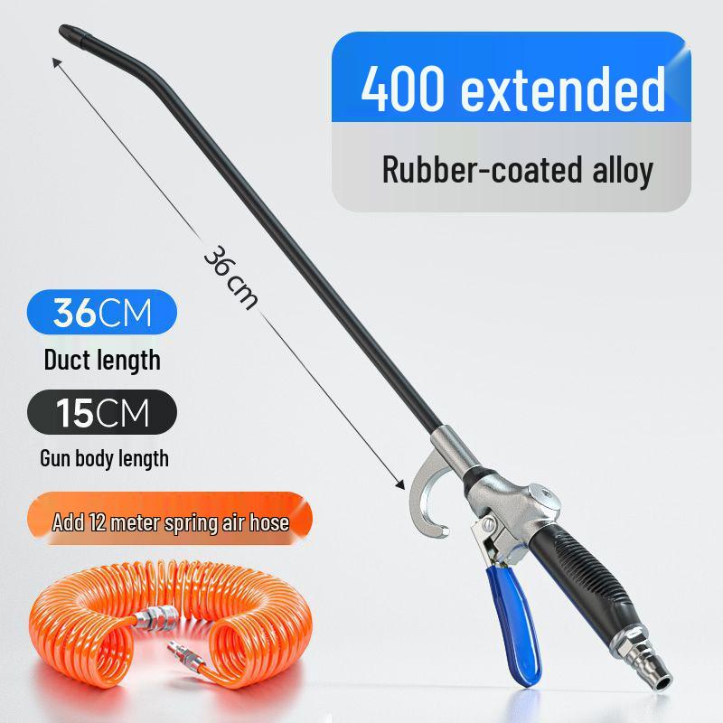 Non-slip Rubber Handle Alloy High-Pressure Air Blow Gun for Dust Removal