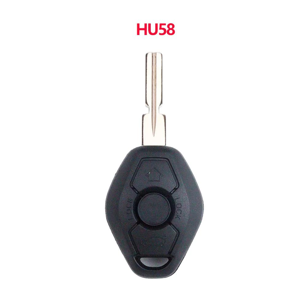For Bmw E38 E39 E46 X3 X5 Z3 Z4 1 3 5 7 Series Z1 Z2 Z5 E60 E83 E53 Ews System Hu58 Hu92 Car Key Fob Case Shell Housing