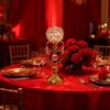 European Iron Crystal Candelabra: Heart-Shaped Metal Ornament for Candlelit Dinners & Home Decor