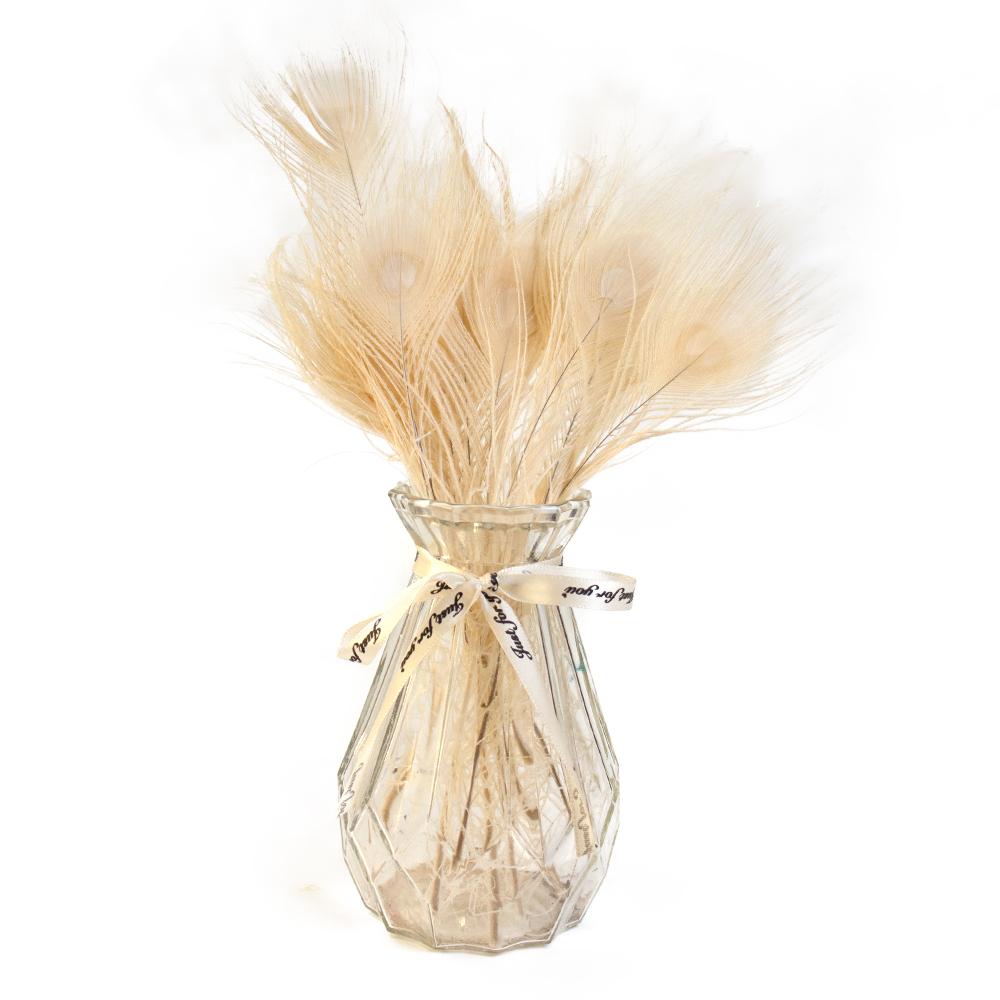 Dyed Peacock Feather 25-30cm for DIY Craft Vases Creative Hat Costume Party Wedding Carnaval Holiday Floral Decoration