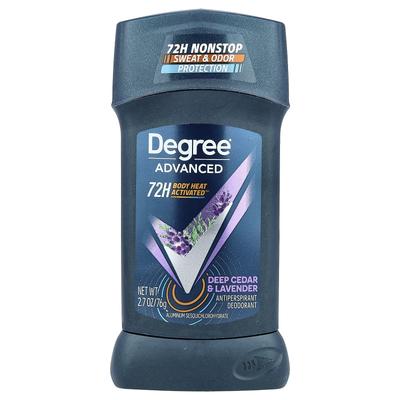 Advanced, 72H Body Heat Activated™, Antiperspirant Deodorant, Deep Cedar & Lavender, 2.7 Oz (76 G)