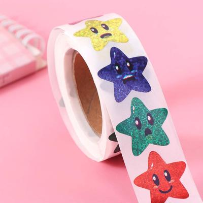 500pcs/roll Vibrant Decorative Stickers Self-adhesive Teacher Encouragement Supply  Praise