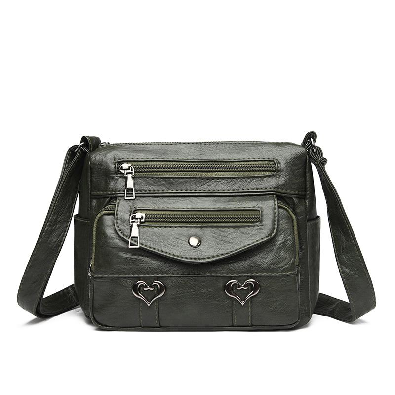Simple Solid Fashi Versatile PU Square Shoulder Bags & Zipper High Quality Sense of Luxury Armpit Bags for Women 2026 New
