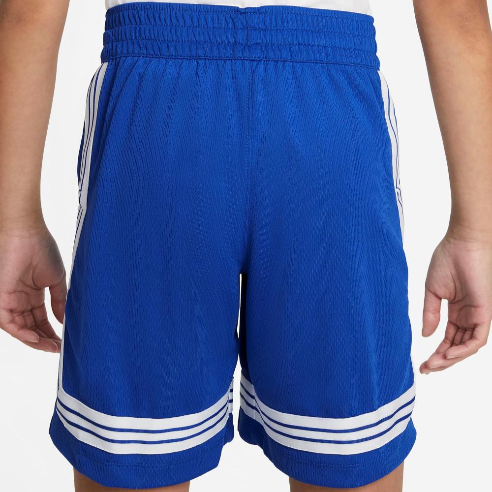 Nike Kids Fly Crossover Logo Color Block Breathable Sports Basketball Shorts Kids shorts Blue DA1086-480