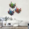 Decorative Iron Peacocks Wall Piece Handcraft Iron Artwork Stylish Design