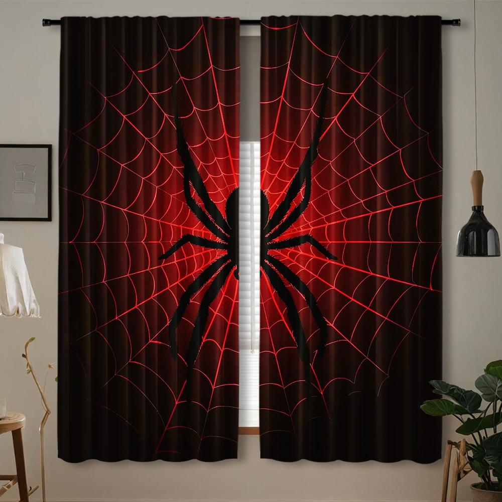 

Шторы-паутина Панели Полиэстер Понжи Полупрозрачные Тисненые Декор Спальни Блэкаут Изготовлены С Карманчиком Для Штанги Машинная Стирка Главный W100*H70(CM)-Rod Pocket&1PCS