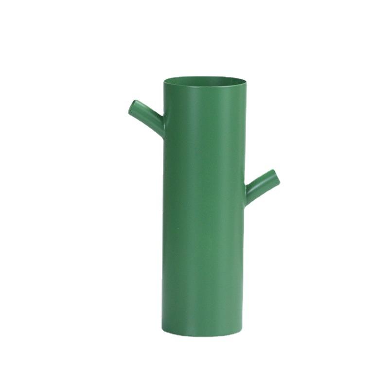 

Modern Simple Vase Geometric Birch Flower Ware Model House Home Living Room Green Gold Metal Flower Arrangement Ornaments 110 * 70 * 230 gold