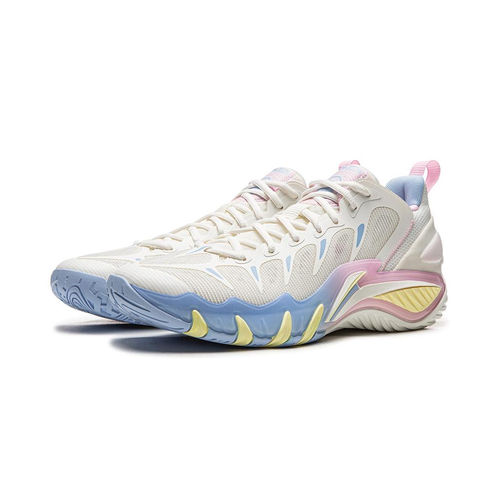 Li Ning BadFive Storm 2026 Cushioning Slip Resistant Breathable Rebound Low top Basketball Shoes Men's Ivory ABFW011-3