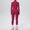 Three-Piece Yoga Set: Cross-Back Sports Tank, Zipper Jacket, High-Waisted Butt Lifting Leggings