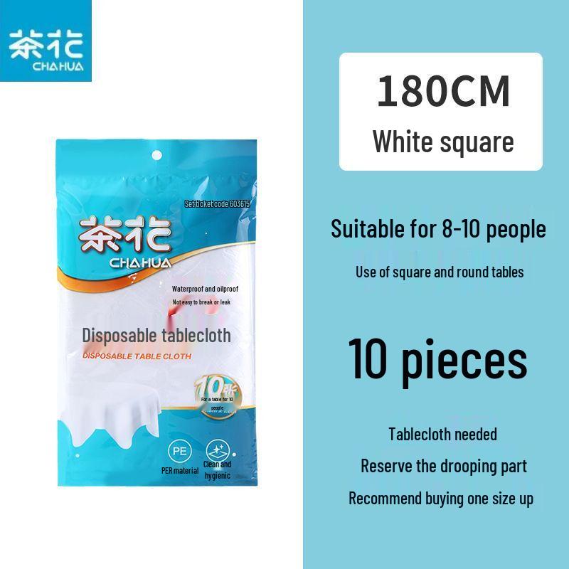 Chahua 3406 Disposable Plastic Tablecloth