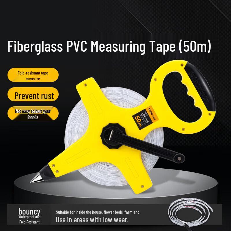 SWIFTFIRE 50m Fiber Tape Measure