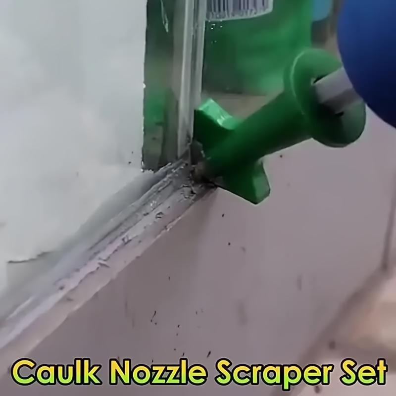 3-piece Set of Sealant Sealant Filling Nozzle Sprayer Scraper Multifunctional Scraper Trimming Decoration, and Beauty Joint Tool