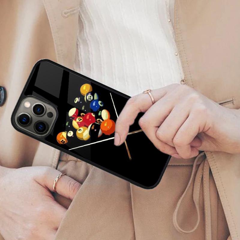 Billiards Snooker Sports Magnetic Phone Case For APPLE iPhone 17 Air 16 14 13 12 Pro Max 15 Plus Wireless Charge MagSafe Cover