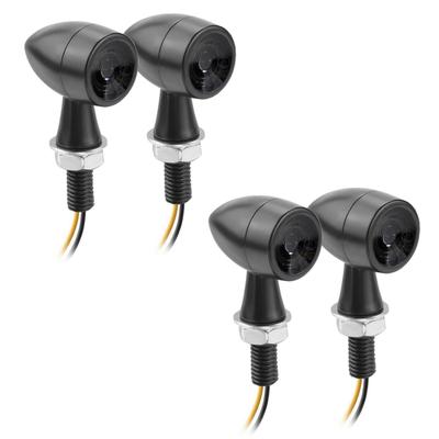 Mamota Motorcycle Turn Signal LED Custom Parts Monkey Small Smoke Lamp Light Waterproof Round