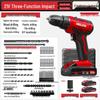 DELIXI 21V Cordless Impact Drill & Screwdriver CN Plug (adapter Included)