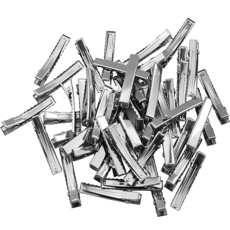 DIY Crafts Pack Of 10 Pcs, Size No # 3, Hair Clips Single Prong Metal Alligator Clips Hairbow Acce (Pack Of 10 Pcs, Size No # 3)