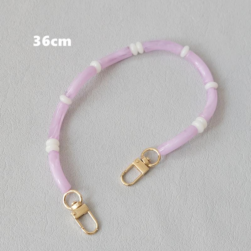 Nouă Modă Femei Geantă Accesoriu Detașabil Vintage Lanțuri Mărgelate Acril Acadea Curea de Lux Femei Eleagnt Mâner de Umăr Lanț