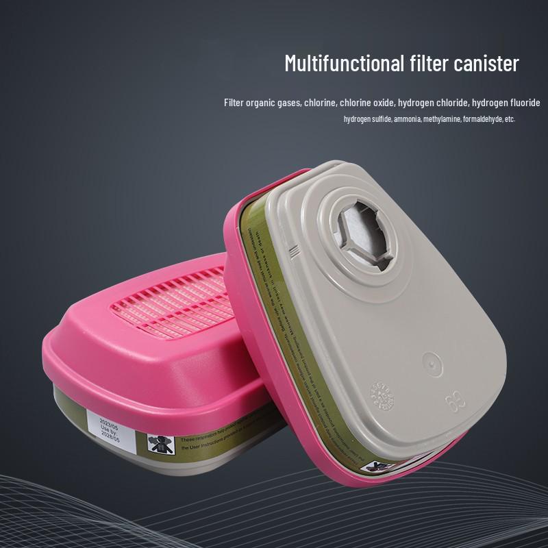 Masque respiratoire de protection 6200 pour peinture en aérosol, pesticide, produit chimique, gaz et formaldéhyde