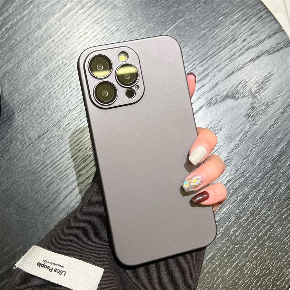 

Original Matte Armor Rugged Plastic Case For iPhone 15 14 13 12 11 Pro Max Plus Slim Camera Glass Protection Hard Cover For iPhone 13