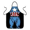 Women Kitchen Men Bib Aprons Comic Superhero Costume Apron Gift Funny
