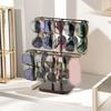 Metall-Sonnenbrillenhalter Mehrstufige Organizer zur Aufbewahrung mehrerer Paare Stabiler Brillenständer für Zuhause, Büro, Auslage