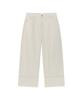 THE COLDEST MOMENT Tcm Cut Out Offset Pocket Pants (Beige)