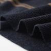 Men's 100% Merino Wool Stand Collar Pullover Sweater