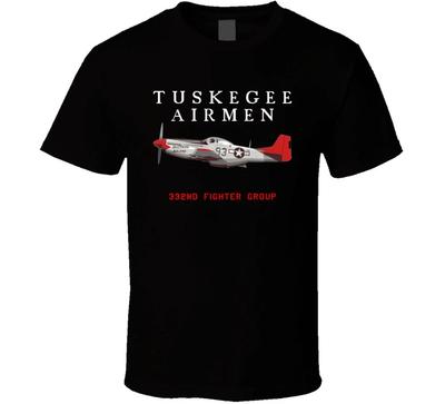 Red Tails Tuskegee Airmen 332nd Fighter Group Logo World War Movie Fan T Shirt