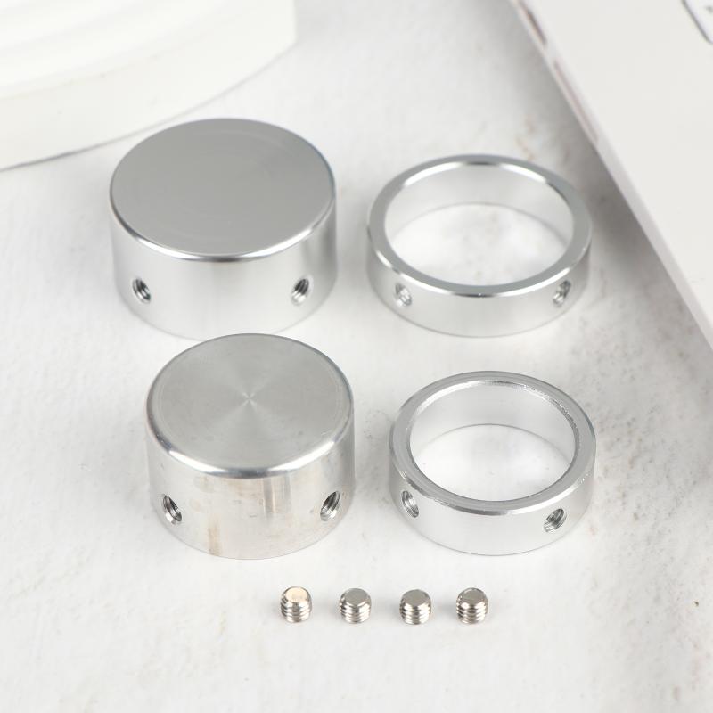 2Pcs Barbell Collars Clamps Secure Grip Barbell Locks Easy Install Handle End Cover for Gym Weightlifting Workout