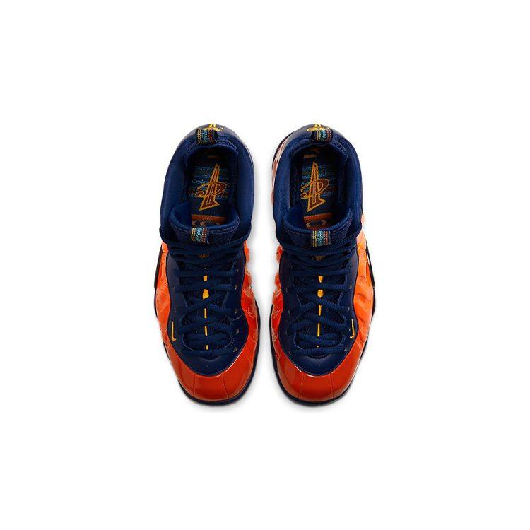 Nike Air Foamposite One Blue Void Rugged Orange GS 644791-407