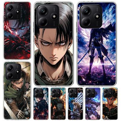 A-Attack On T-Titan Levi Soft Phone Case For Xiaomi Redmi Note 15 14 14S 13 12 Pro Plus 12S 11 11S 11E 10 10S 11T 5G Fundas Coqu