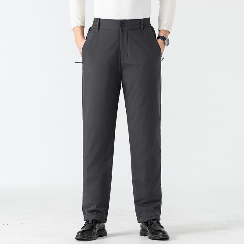 Warm Cotton Pants for Men In Winter, Windproof Double Pants Legs, Heat Storage Graphene