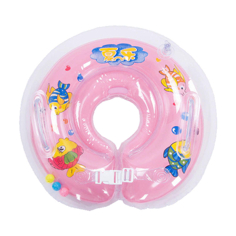 018 Months Baby Adjustable Safety Swimming Ring Cute Infant Baby